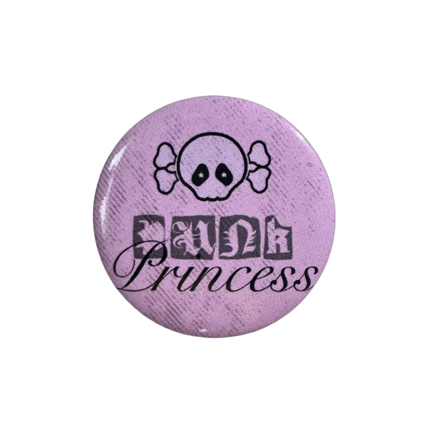 PUNK PRINCESS PIN BADGE