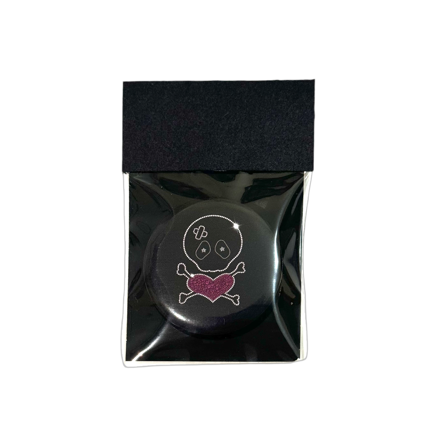 SKULL N BONES PIN BADGE