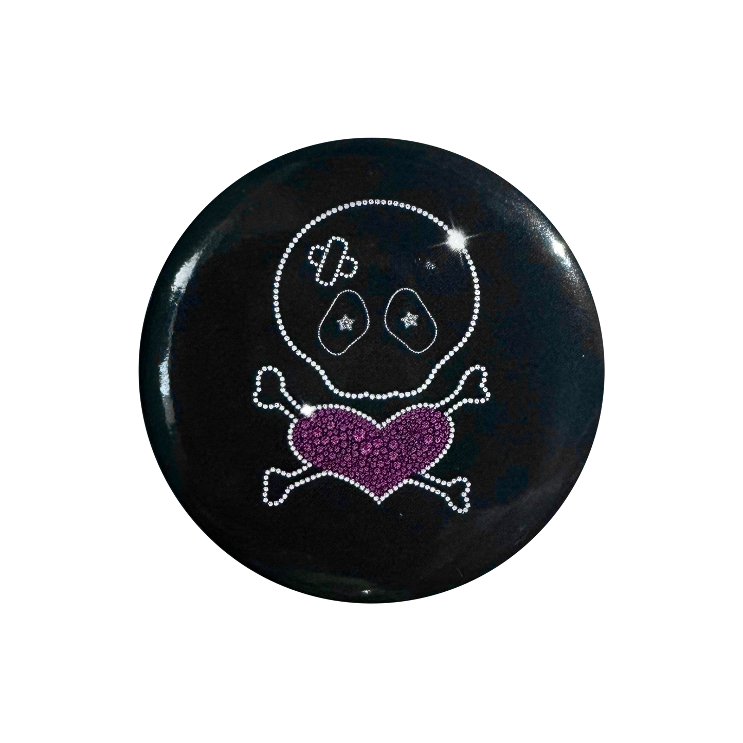 SKULL N BONES PIN BADGE