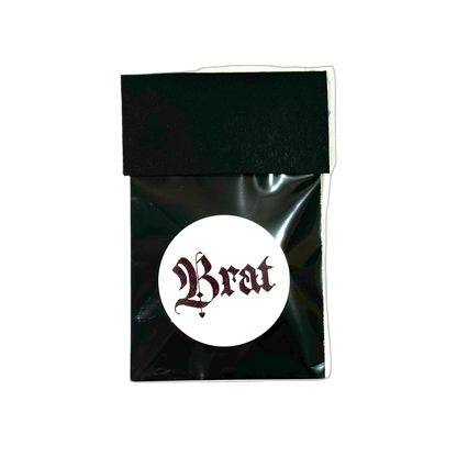 BRAT PIN BADGE